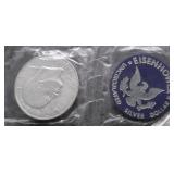 1971 S SILVER GSA IKE DOLLAR