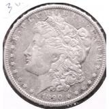 1890 O MORGAN DOLLAR XF