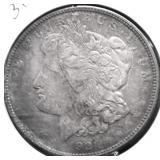 1921 D MORGAN DOLLAR XF