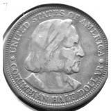 1893 COLUMBIAN EXPO HALF DOLLAR XF