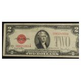 1928 TWO DOLLAR US LEGAL TENDER VF