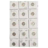 15 SILVER DIMES