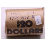 BANK ROLL OF 1976 TYPE 1 GEM IKE DOLLARS