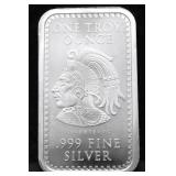 1  OZ .999 SILVER BAR