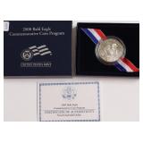 2008 BALD EAGLE HALF DOLLAR W BOX PAPERS