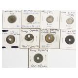 CHINA, HING KONG,FOO KIEN PROVINCE, KOREA COINS