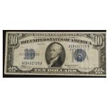 1934 10 $ SILVER CERTIFICATE VF