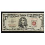 FIVE DOLLAR US LEGAL TENDER VF