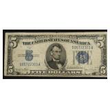 5 DOLLAR SILVER CERTIFICATE VF