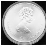 1975 CANADA SILVER 5 DOLLARS GEM