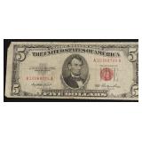 FIVE DOLLAR US LEGAL TENDER VF