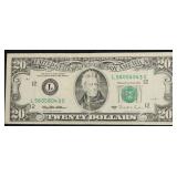 1995 20 $ FEDERAL RESERVE NOTE VF