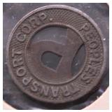 PEOPLES TRANS CO TRANSIT TOKEN XF