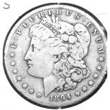 1894 S MORGAN DOLLAR F