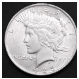 1922  CHOCE BU PEACE DOLLAR