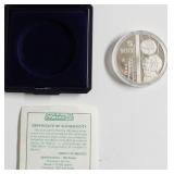 MEXICO PROOF SILVER 100 PESOS W BOX PAPERS
