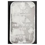 1  OZ .999 SILVER BAR