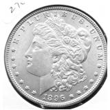 1896 MORGAN DOLLAR AU