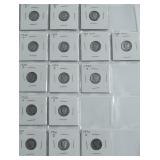 15 NICE BETTER DATE MERCURY DIMES