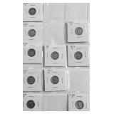 10 NICE MERCURY DIMES