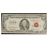 1966 A 100 $ US LEGAL TENDER VF