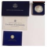 PROOF CONSTITUTION SLVER DOLLAR W BOX PAPERS