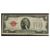 1928 TWO DOLLAR US LEGAL TENDER VF