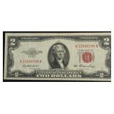 2 DOLLAR US LEGAL TENDER  VF