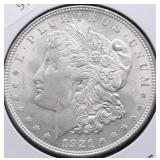 1921 CHOICE BU MORGAN DOLLAR