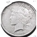 1913 D PEACE DOLLAR POLISHED