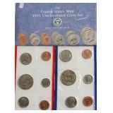 1991 MINT SET P D MINTS