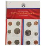 1987 MINT SET P D MINTS