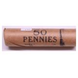 GEM RED 1963 D ROLL OF LINCOLN CENTS