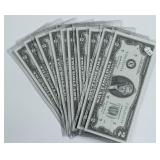 10 CHOICE BU 2 $ FEDERAL RESERVE NOTES
