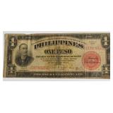 1936 US PHILIPPINES 1 $ PESO VF