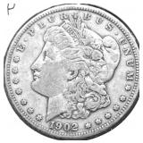 1902 MORGAN DOLLAR VF