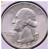 1947 S GEM BU WASHINGTON QUARTER