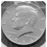 1964 CHOICE BU KENNEDY HALF DOLLAR
