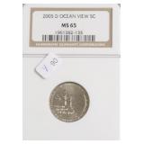 2005 D NGC MS65 JEFFERSON NICKEL