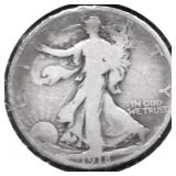 1918 WALKING HALF DOLLAR G
