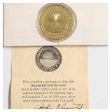 2 OZ .999 SILVER ROUND W COA
