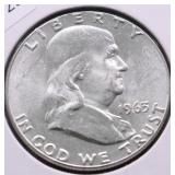 1963 CHOICE BU FRANKLIN HALF DOLLAR