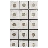 15 MERCURY DIMES