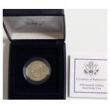 1999 PROOF SBA DOLLAR W BOX PAPERS