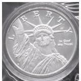1/4 OZ .999 SILVER ROUND