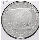 PROOF CONSTITUTION SILVER DOLLAR