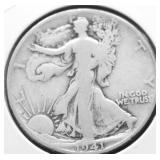 1941 S WALKING HALF DOLLAR VG