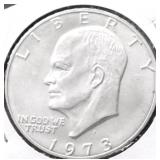 1973 S SILVER IKE DOLLAR