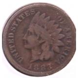 1883 INDIAN HEAD CENT VG