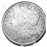 1901 O MORGAN DOLLAR XF